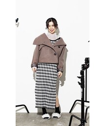 CHEER CLOSET | 【るうこ】ボリュームカラーショートレングスコート(ピーコート)