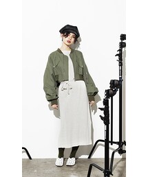 CHEER CLOSET | 【るうこ】ショートレングスMA-1ブルゾン(MA-1)