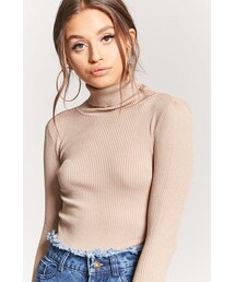 FOREVER 21 | FOREVER 21 Ribbed Turtleneck Top(ニット/セーター)