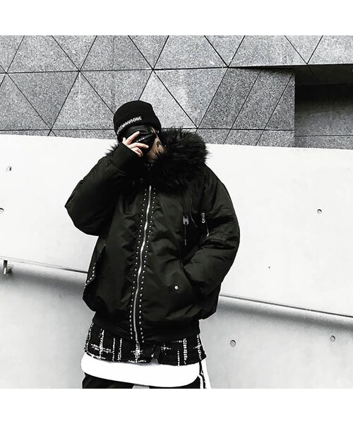 no brand（ノーブランド）の「MAMC NEW HAPPINESS（ダウンジャケット