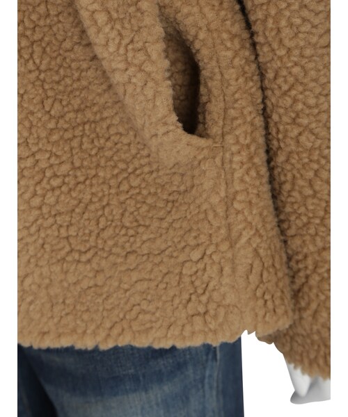 Ungrid（アングリッド）の「ノーカラーショートボアブルゾン（ジャケット/アウター・レディース・オフホワイト/キャメル）」の12枚目の写真