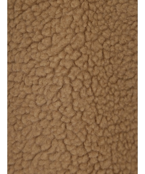 Ungrid（アングリッド）の「ノーカラーショートボアブルゾン（ジャケット/アウター・レディース・オフホワイト/キャメル）」の13枚目の写真