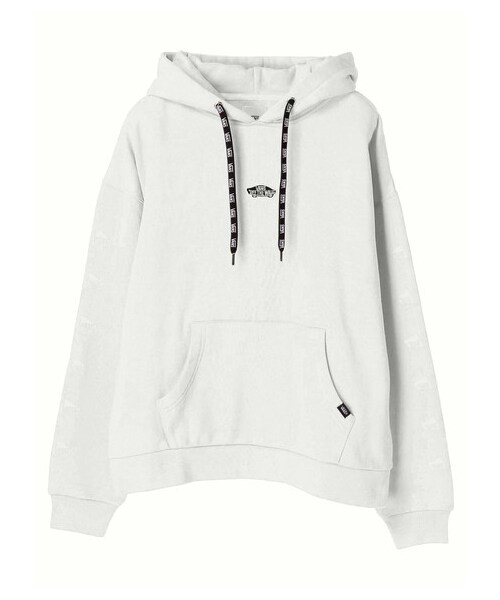 E hyphen world gallery（イーハイフンワールドギャラリー）の「VANS スリーブプリントパーカー（トップス・オフホワイト/グレー/ブラック/ピンク・F）」の9枚目の写真