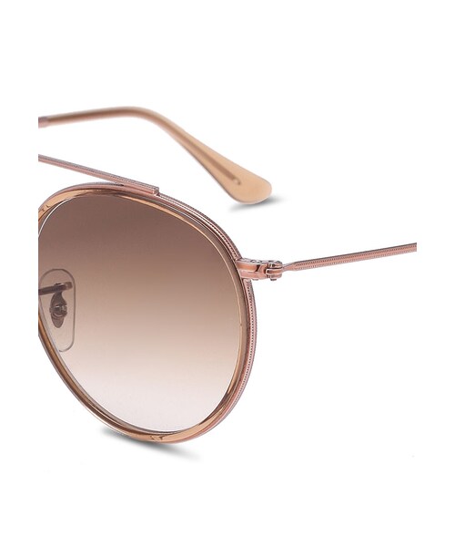 【美品】Ray-Ban RB3647-N チタン偏光サングラス 51□22 ROUND DOUBLE BRIDGE Sunglasses in Black and G-15 Green