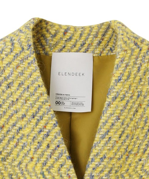 ELENDEEK（エレンディーク）の「ツイードコクーンコート（）」 - WEAR