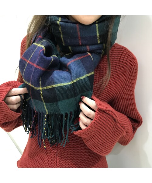 copine(コピン)の「たっぷりボリュームグレンチェック柄大判ストール/マフラー(3color)(ストール/ショール・レディース・その他)」の11枚目の写真