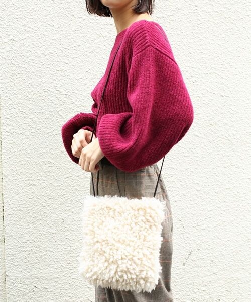 Lowrys Farm ローリーズファーム の ｆボアショルダーｂａｇ ２ バッグ Wear