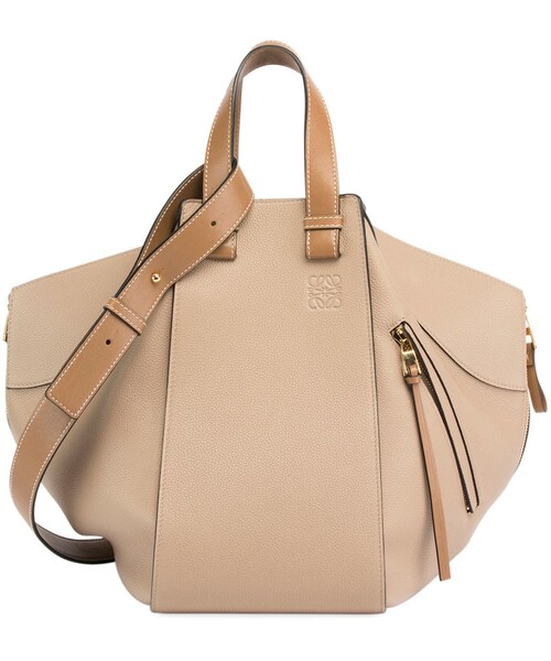 LOEWE(ロエベ)の「Loewe Hammock Two-Tone Leather Bag(ショルダーバッグ・レディース・Beige・One Size)」の3枚目の写真