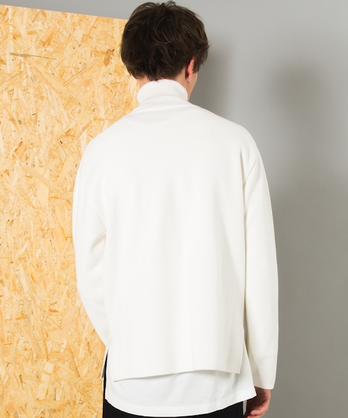 LIDNM（リドム）の「ミラノリブオフショルダータートル（ニット/セーター・メンズ・ホワイト・S.M.L）」の4枚目の写真