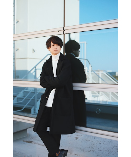 LIDNM（リドム）の「ミラノリブオフショルダータートル（ニット/セーター・メンズ・ホワイト・S.M.L）」の6枚目の写真