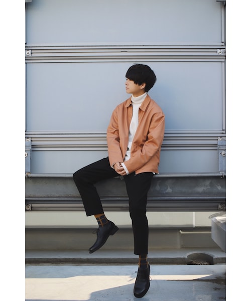 LIDNM（リドム）の「ミラノリブオフショルダータートル（ニット/セーター・メンズ・ホワイト・S.M.L）」の8枚目の写真