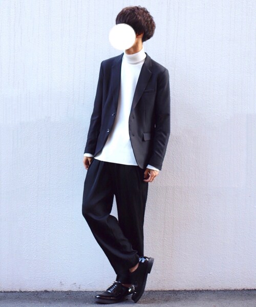 LIDNM（リドム）の「ミラノリブオフショルダータートル（ニット/セーター・メンズ・ホワイト・S.M.L）」の9枚目の写真