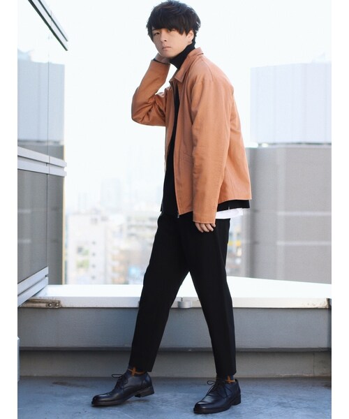 LIDNM(リドム)の「ミラノリブオフショルダータートル(ニット/セーター・メンズ・ブラック・S.M.L)」の8枚目の写真