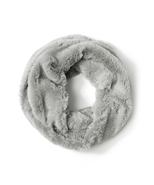 GRL（グレイル）の「ファースヌード（ストール/ショール・レディース・ベージュ/ブラック/ピンク/グレー/オフホワイト・F）」の4枚目の写真