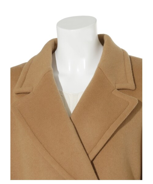 FRAY I.D（フレイアイディー）の「フレアーコート（ウールコート・レディース・IVR/CML・0/1）」の7枚目の写真