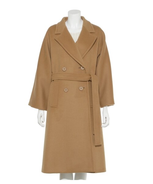 FRAY I.D（フレイアイディー）の「フレアーコート（ウールコート・レディース・IVR/CML・0/1）」の4枚目の写真