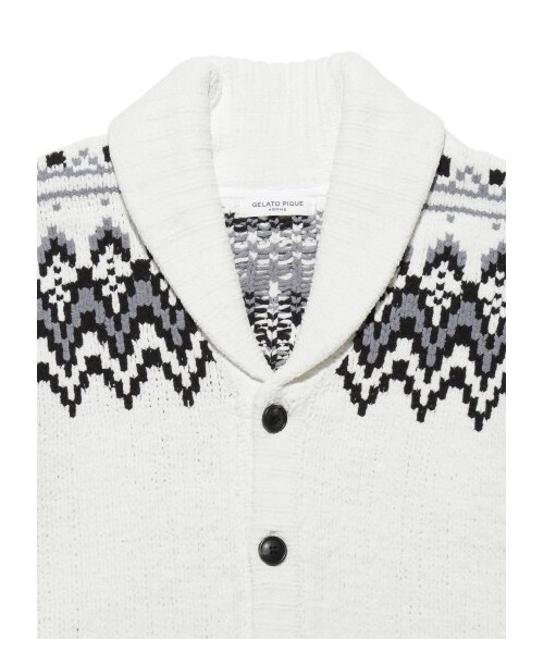 GELATO PIQUE ノルディックカーディガン