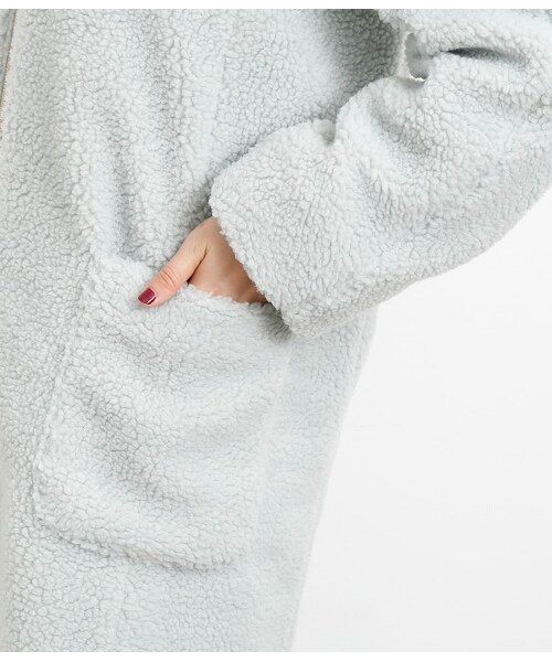 ROPE' PICNIC（ロペピクニック）の「フロントジップボアコート（ジャケット/アウター・グレー/キナリ/ダークブラウン・36/38）」の8枚目の写真