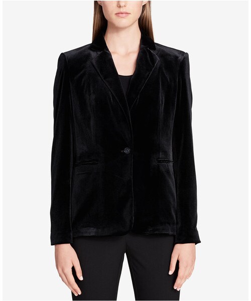 Calvin Klein（カルバン・クライン）の「Calvin Klein Velvet SingleButton Blazer（テーラード