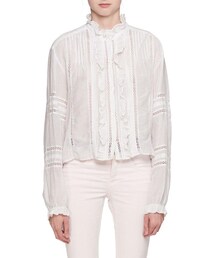 ISABEL MARANT ÉTOILE 長袖ブラウス　サイズ38 ISABEL MARANT ETOILE（イザベルマランエトワール）ブラウス 紺