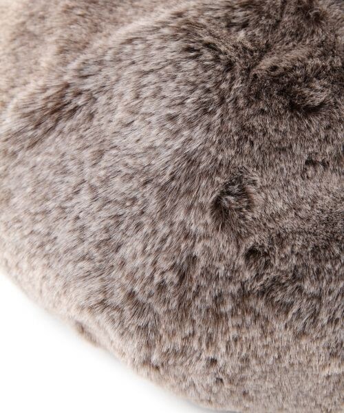 studio CLIP（スタディオクリップ）の「フェイクファーハギベレー帽（帽子・ブラウン/ベージュ）」の9枚目の写真