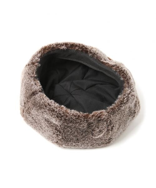 studio CLIP（スタディオクリップ）の「フェイクファーハギベレー帽（帽子・ブラウン/ベージュ）」の12枚目の写真