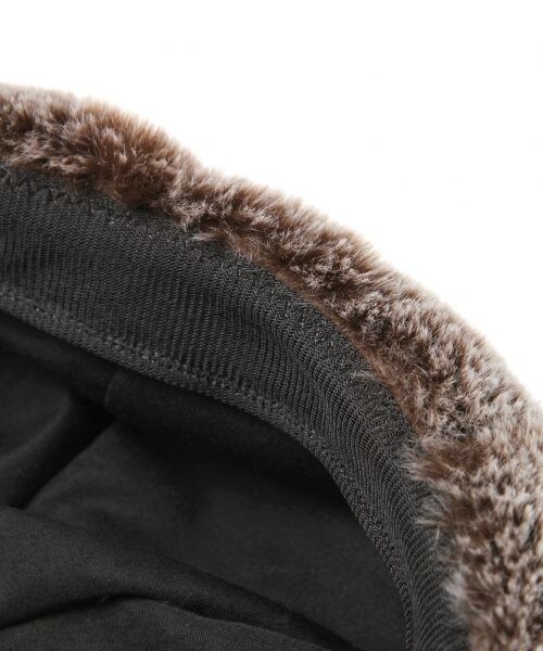 studio CLIP（スタディオクリップ）の「フェイクファーハギベレー帽（帽子・ブラウン/ベージュ）」の13枚目の写真