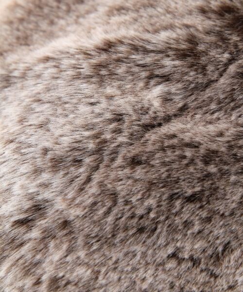 studio CLIP（スタディオクリップ）の「フェイクファーハギベレー帽（帽子・ブラウン/ベージュ）」の11枚目の写真