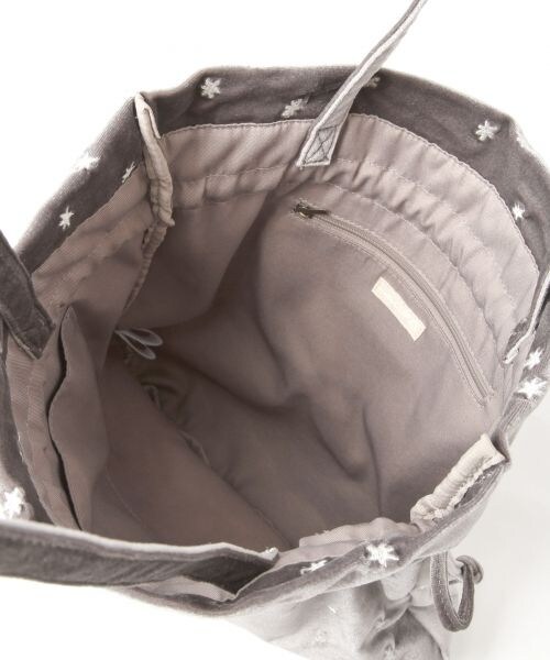 studio CLIP(スタディオクリップ)の「アソート巾着トートバッグ(バッグ・グレー/ブラック/ブラウン)」の14枚目の写真