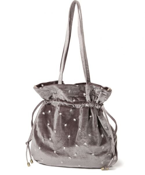 studio CLIP(スタディオクリップ)の「アソート巾着トートバッグ(バッグ・グレー/ブラック/ブラウン)」の1枚目の写真