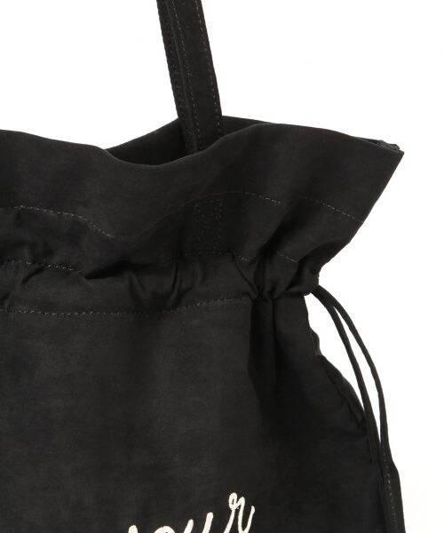 studio CLIP(スタディオクリップ)の「アソート巾着トートバッグ(バッグ・グレー/ブラック/ブラウン)」の12枚目の写真