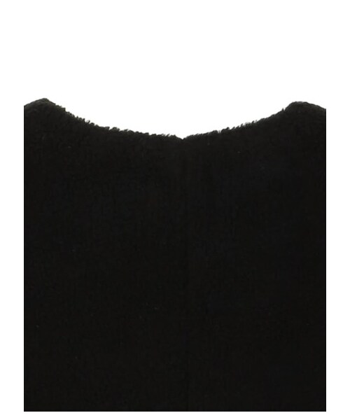 earth music&ecology（アースミュージックアンドエコロジー）の「・ボアショートコート（ジャケット/アウター・アイボリー/ブラック/キャメル・F）」の7枚目の写真