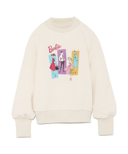 Lily Brown Barbie柄スウェット LILY BROWN Lily Brown Barbie柄スウェット ピンク -ファッション通販