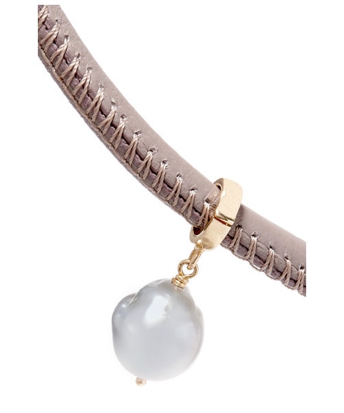 MIZUKI（ミズキ）の「Mizuki - Convertible 14-karat Gold, Leather