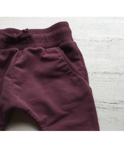cache cache（カシュ カシュ）の「MINGO.　loosefitjogger(eggplant)（その他パンツ・キッズ・その他）」の2枚目の写真