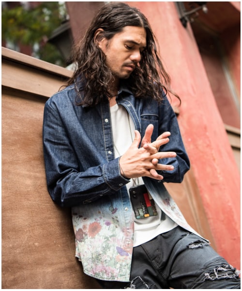 glamb/グラム GAUDY 牛革 レザー キーケース ブラウン＆マルチ glamb LEATHER SERIES | CATALOG | JAM HOME MADE(ジャムホーム