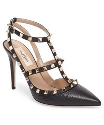 VALENTINO GARAVANI | Women's Valentino Rockstud T-Strap Pump(パンプス)