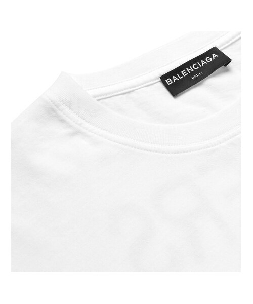 BALENCIAGA（バレンシアガ）の「Balenciaga Oversized Printed Cotton-Jersey T-Shirt（Tシャツ/カットソー・メンズ・White・XS/L/S/M/XXL/XL）」の3枚目の写真