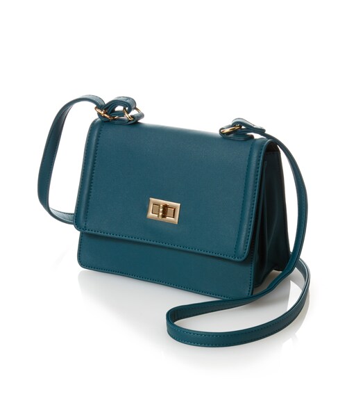 GRL（グレイル）の「スクエアショルダーバッグ（ショルダーバッグ・レディース・ボルドー/ブラック/レッド/ピンク/ブラウン/グリーン/ネイビー/キャメル/ダークグリーン・F）」の6枚目の写真