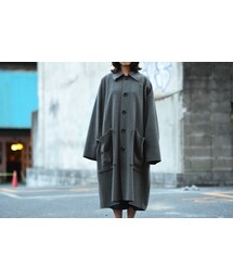 my beautiful landlet | カシミアウールビッグコート(ステンカラーコート)