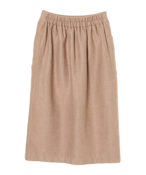 earth music&ecology(アースミュージックアンドエコロジー)の「・Wポケットナロースカート(スカート・ブラック/ベージュ/ピンクベージュ・S/M)」の5枚目の写真