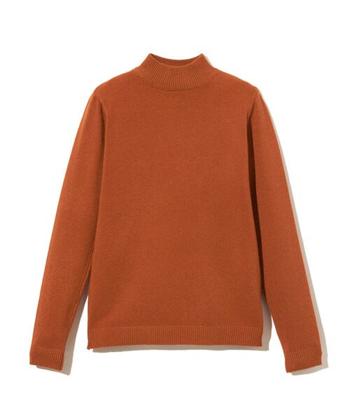 GRL（グレイル）の「ハイネックニットトップス（ニット/セーター・レディース・ブラック/グレー/ボルドー/キャメル/オフホワイト/ダークピンク/グリーン・M）」の5枚目の写真