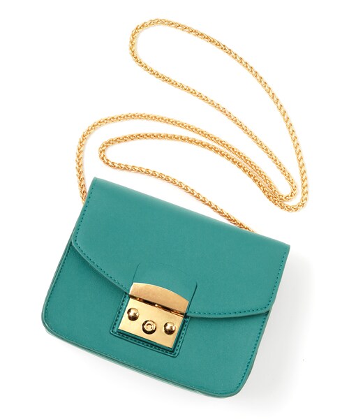 GRL（グレイル）の「チェーンショルダーマルチポシェットバッグ（ショルダーバッグ・レディース・グレー/グリーン/ブラック/レッド/ピンク/ネイビー/ボルドー/ベージュ/マスタード/グレージュ/濃いピンク/パープル/イエロー/ホワイト/ラベンダー/ブルー/モカ/オリーブ/アイボリー・F/Ｆ）」の7枚目の写真