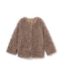 GRL | プードルファーノーカラーコート(ノーカラージャケット)