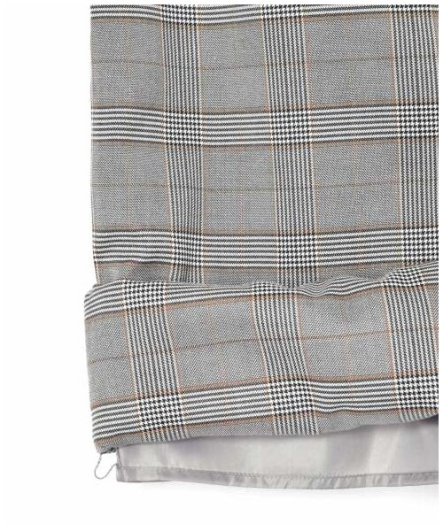 w closet（ダブルクローゼット）の「ハイウエストチェック柄タックパンツ（パンツ・レディース・ブラウン/グレー・FREE）」の7枚目の写真