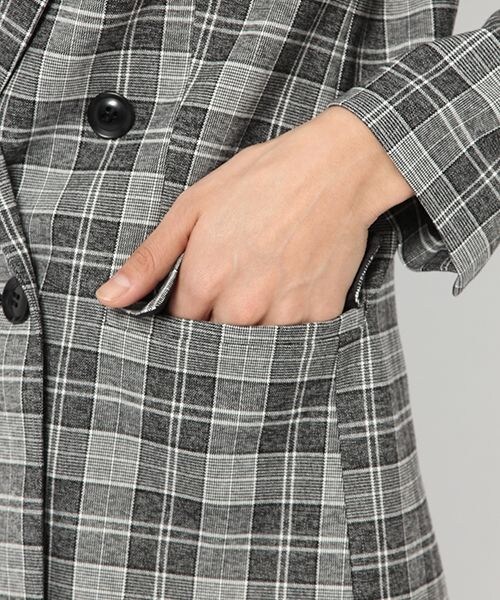 laboratory work（ラボラトリーワーク）の「ダブルブレストチェックジャケット（ジャケット/アウター・グレー系/ブルー系）」の17枚目の写真