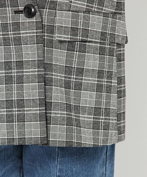 laboratory work（ラボラトリーワーク）の「ダブルブレストチェックジャケット（ジャケット/アウター・グレー系/ブルー系）」の19枚目の写真