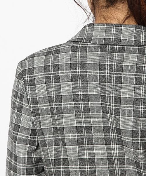 laboratory work（ラボラトリーワーク）の「ダブルブレストチェックジャケット（ジャケット/アウター・グレー系/ブルー系）」の15枚目の写真