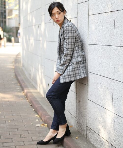 laboratory work（ラボラトリーワーク）の「ダブルブレストチェックジャケット（ジャケット/アウター・グレー系/ブルー系）」の11枚目の写真