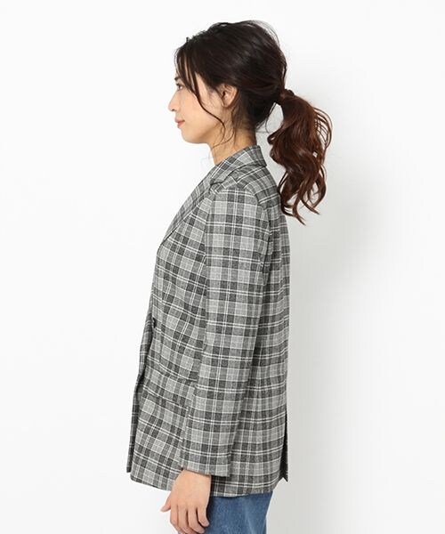 laboratory work（ラボラトリーワーク）の「ダブルブレストチェックジャケット（ジャケット/アウター・グレー系/ブルー系）」の13枚目の写真